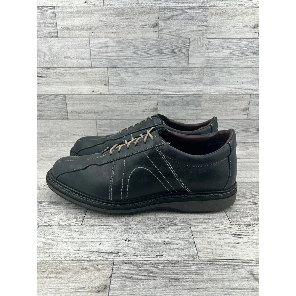 Allen Edmonds Mens Black Leather Lace Up Oxford Dress‎ Shoes Size 8.5 E 44203A